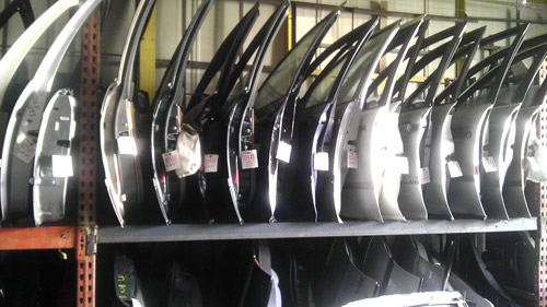 A selection of car doors we have in stock